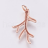 Brass Micro Pave Cubic Zirconia Pendants ZIRC-J019-12B-3