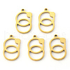 PVD Vacuum Plating 304 Stainless Steel Pendants STAS-N092-77G-1