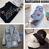 Fingerinspire 4Pcs 4 Style Computerized Embroidery Cloth Sew on Patches DIY-FG0002-72-6