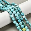 Natural Howlite Beads Strands G-C179-A6mm-27-1