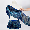 Tassel Polyester Ribbon Trim OCOR-WH0082-229B-3