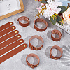 Adjustable Plain Leather Cord Bracelet BJEW-WH0022-48B-5