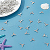 HOBBIESAY 100Pcs Tibetan Style Alloy Pendants FIND-HY0003-83-4