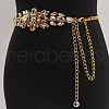 Flower Alloy with Crystal Rhinestone Waist Beads FS-WGA1C1B-01-2