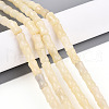 Natural White African Opal Beads Strands G-T140-86A-1
