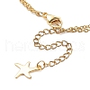 304 Stainless Steel Charm Anklets AJEW-AN00510-5