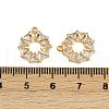 304 Stainless Steel Rhinestone Pendants STAS-L290-34G-3