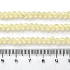 Baking Painted Transparent Glass Beads Strands DGLA-A034-J4MM-D06-4