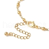 2Pcs 304 Stainless Steel Bar Link Chains Bracelet Making AJEW-JB01350-5