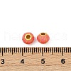 Brass Enamel Beads KK-Q081-04B-MG-3