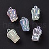 UV Plating Luminous Transparent Acrylic Pendants OACR-C001-07-2