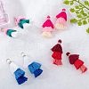 Cotton Thread Tassel Pendant Decorations FIND-NB0001-07-5