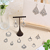 SUNNYCLUE 48Pcs 8 Style Tibetan Style Alloy Chandelier Component Links TIBE-SC0009-26-4