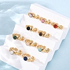 304 Stainless Steel Adjustable Open Cuff Rings RJEW-A071-11G-1
