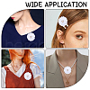 Polyester & Alloy & Acrylic & Abs Flower Ornament Accessories DIY-WH0588-78B-6