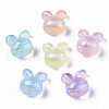 Transparent Acrylic Beads X-OACR-S028-137-1