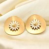 304 Stainless Steel Stud Earrings EJEW-H146-02G-1
