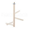 Wooden Parrot Standing frame DIY-WH0190-40-2
