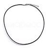Round Leather Cord Necklaces Making MAK-I005-1.5mm-C-1
