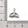 Ocean Series 304 Stainless Steel Charms STAS-H477-01D-P-3