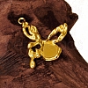 304 Stainless Steel Pendant Cabochon Settings PW-WG2580F-02-3
