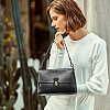 Cowhide Leather Sew on Bag Tuck Lock Clasp FIND-WH0111-270A-5