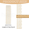 15 Yards Cotton Embroidery Bowknot Lace Ribbons OCOR-WH0045-35C-2
