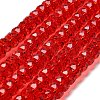 Transparent Glass Beads Strands EGLA-K071-05F-1