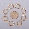 Ring 304 Stainless Steel Huggie Hoop Earrings EJEW-L158-06G-4