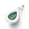 Synthetic Malachite Pendants G-L512-C01-3