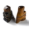 Natural Tiger Eye Carved Healing Dinosaur Figurines G-B062-07A-2
