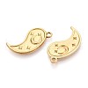 304 Stainless Steel Pendants STAS-T065-04G-3