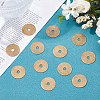 SUPERFINDINGS 12Pcs Brass Flat Washers FIND-FH0010-79A-4