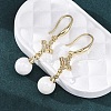 Brass Micro Pave Clear Cubic Zirconia Dangle Earrings EJEW-F362-17G-3