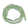 Electroplate Glass Beads Strands GLAA-Q105-03J-2