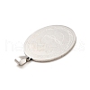 Non-Tarnish 304 Stainless Steel Pendants STAS-B037-01P-3