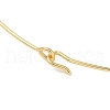 304 Stainless Steel Choker Necklaces NJEW-Q348-04G-1-3
