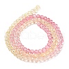 Transparent Painted Glass Beads Strands X1-DGLA-A034-T3mm-A09-5