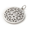 304 Stainless Steel Pendants STAS-C086-05G-P-2