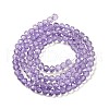 Transparent Baking Paint Glass Beads Strands X1-DGLA-A034-T4mm-D03-2