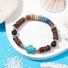 Coconut Beaded Bracelets BJEW-JB10077-02-4