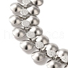 Handmade 304 Stainless Steel Necklaces NJEW-Q333-03B-2