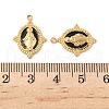 304 Stainless Steel Enamel Pendants STAS-U057-12G-02-3
