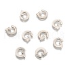 Tarnish Resistant 304 Stainless Steel Letter Charms STAS-O072-G-2