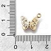 Brass Micro Pave Cubic Zirconia Pendants KK-D312-03G-3