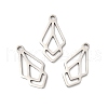 Non-Tarnish 201 Stainless Steel Pendants STAS-I199-A06-P-2