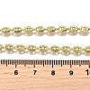 Eye Brass Link Chain Necklaces NJEW-M108-16G-3