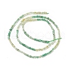 Synthetic Green Yellow Quartz Beads Strands G-G989-B03-2