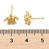 Brass Stud Earrings EJEW-R016-26G-04-5