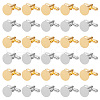 HOBBIESAY 30Pcs 2 Colors Brass Cufflinks for Men FIND-HY0003-47-1